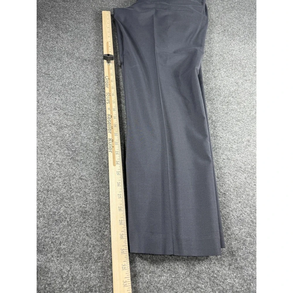 Hugo Boss Dress Pants 38R Navy Virgin Wool‎ Straight Leg Business Career